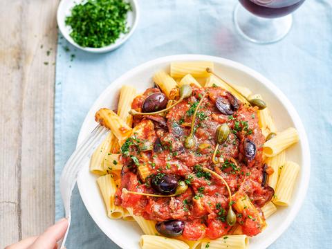 Rigatoni alla puttanesca