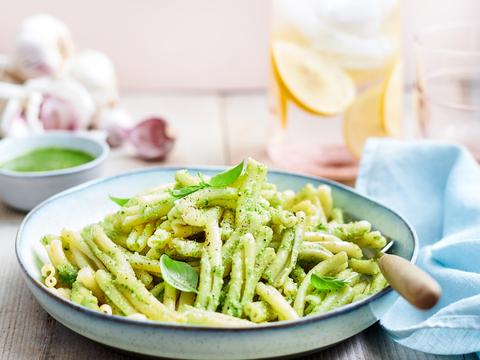 Casarecce con pesto alle Genovese
