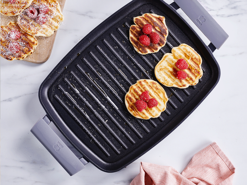 Wafels uit de grillpan