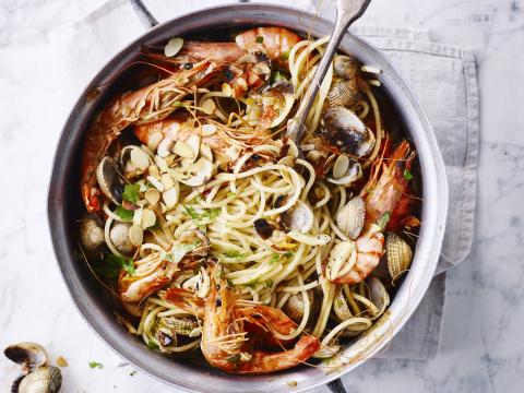 One pot pasta aux fruits de mer