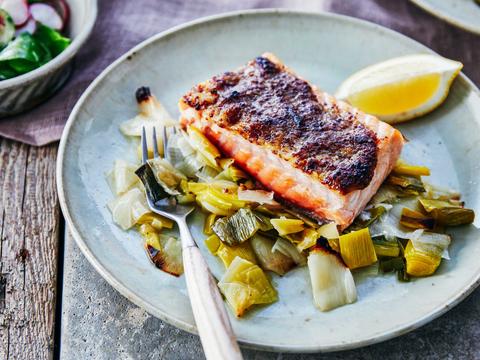 Tagliata met gemarineerde kerstomaatjes