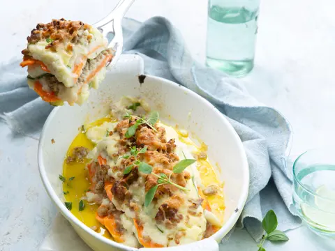 Lasagne met bloemkoolbechamel