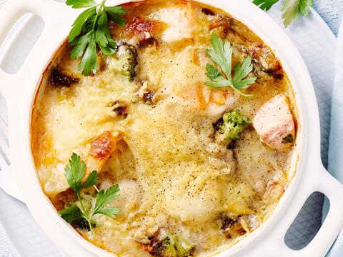 Visgratin met Oud Brugge