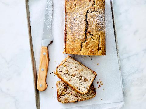 Gluten- en lactosevrij bananenbrood