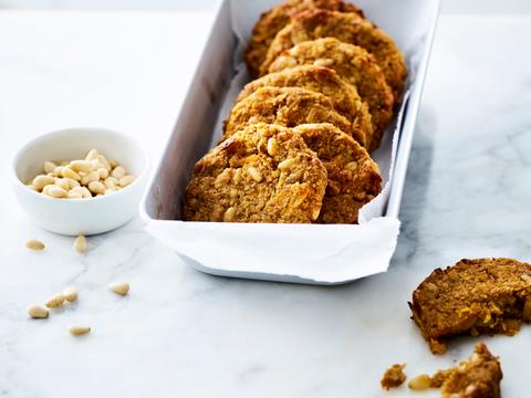 Zoete aardappel-kokoskoekjes
