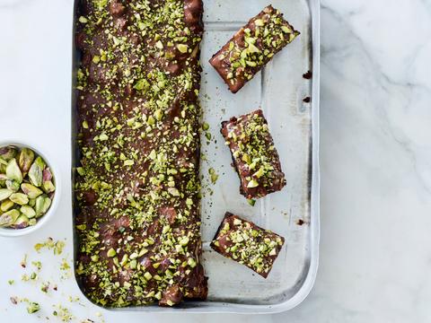Fudge met gedroogde veenbessen