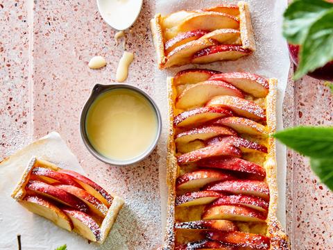 makkelijke appeltaart met crème anglaise