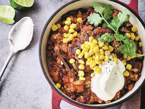 Kruidige chili con carne
