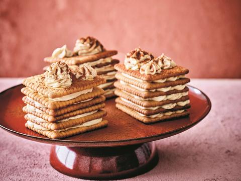 Koekjestaart met crème au beurre