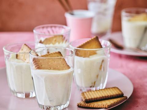 Vanillepudding met petit-beurres