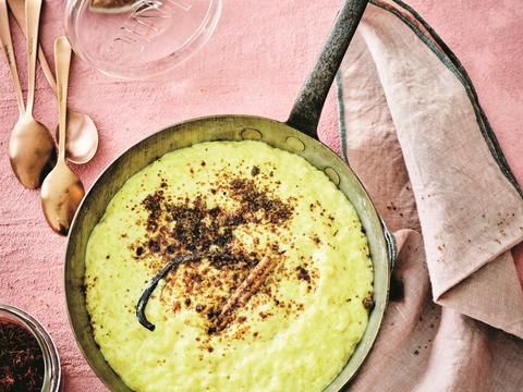 Oma's rijstpap met bruine suiker