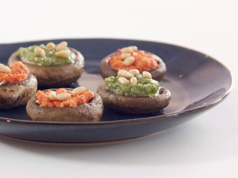 Gevulde champignons