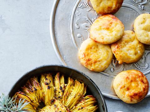 Aardappelkoekjes met parmezaan