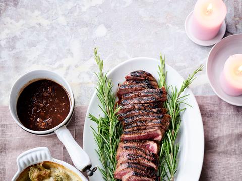 Gelakte lamsfilet