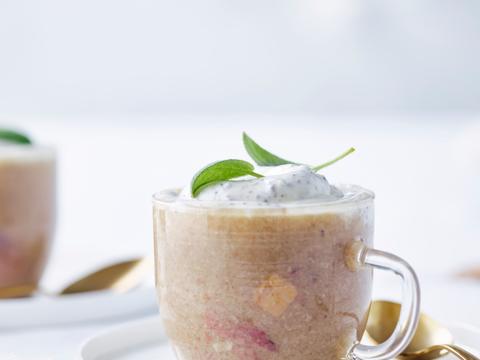 Cappuccino van champignons