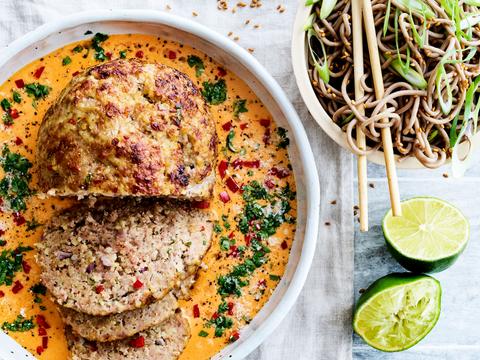 Midden-Oosters gehaktbrood met rode currypasta