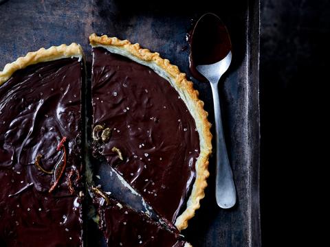 Chocoladeganachetaart