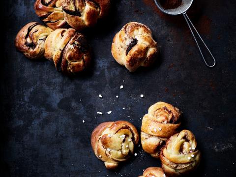 Kanelbullar en kaffebullar