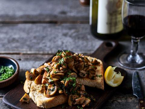 Toast champignon