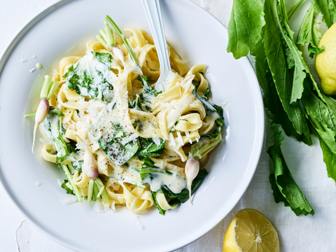 tagliatelle met raapstelen