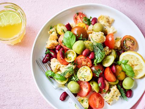 Panzanella met bonen