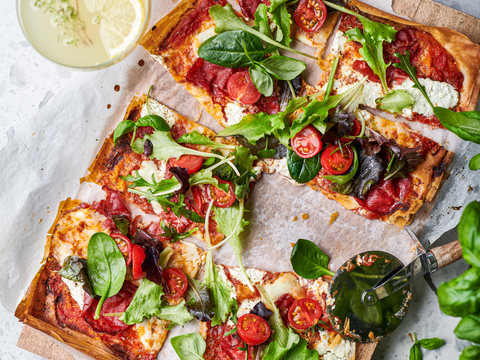 lichte crunchy pizza