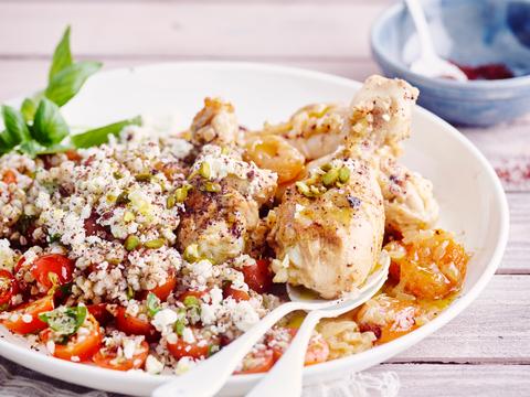 Marokkaanse kip met boekweitsalade