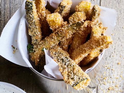 Courgettefrietjes met aioli