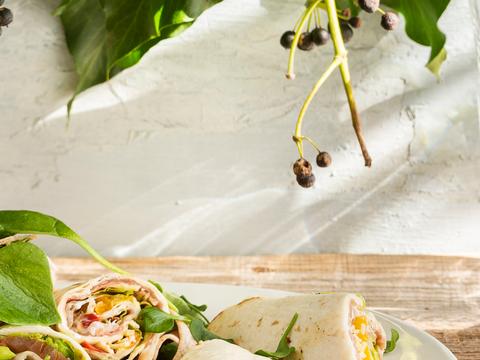 Wrap met rosbief, bloemkool en chimichurri