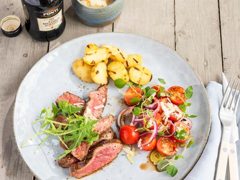 Tagliata met krieltjes