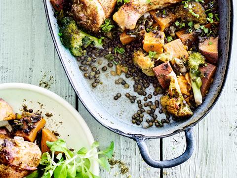 Kippenboutjes met broccoli
