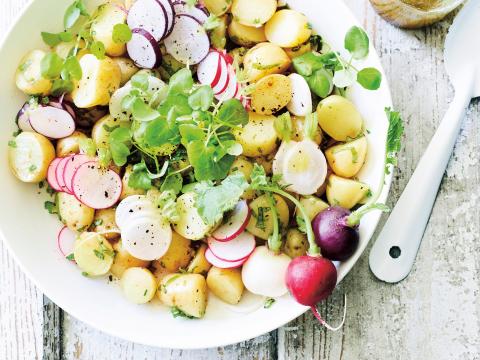Salade de pommes de terre tiède