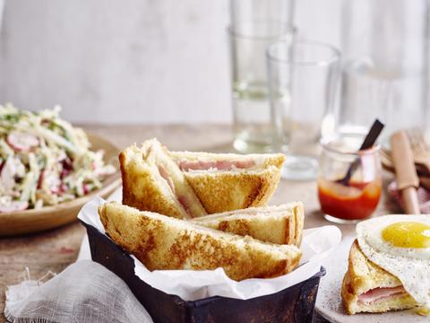 croquebuffet met spitskoolslaatje