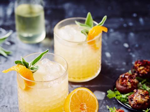 Mandarijn-pompelmoesmocktail