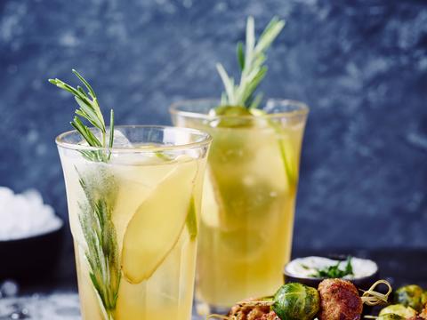 Gember-rumcocktail