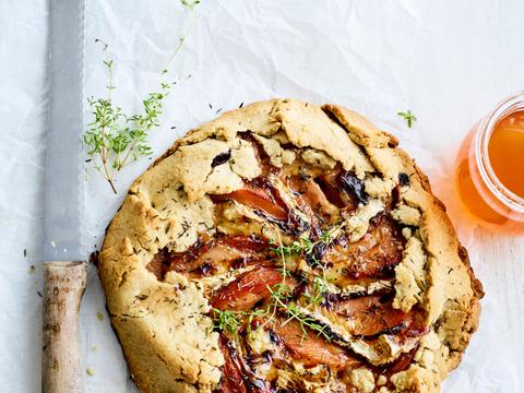 Galette met kweepeer en brie