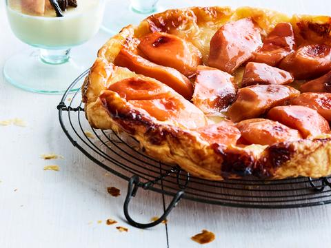 Tarte tatin van kweeperen