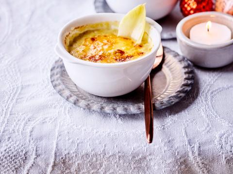 Gegratineerde witloofsoep