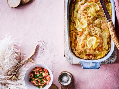 Verfijnde vislasagne