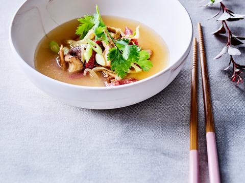 Miso-shiitakesoep