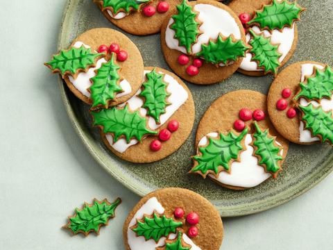 Speculaaskoekjes met glazuur
