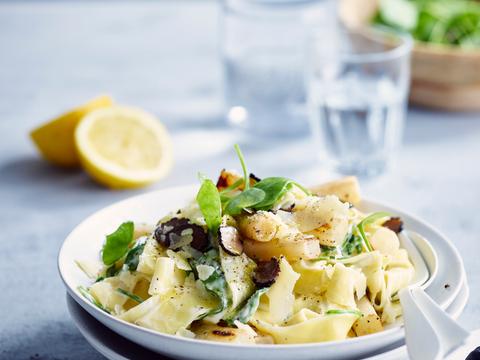 Pappardelle met schorseneren