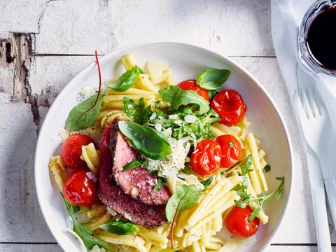 Casarecce met rosbief