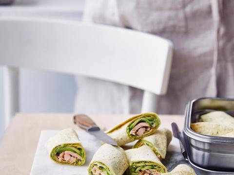 Wrap met ovenzalm