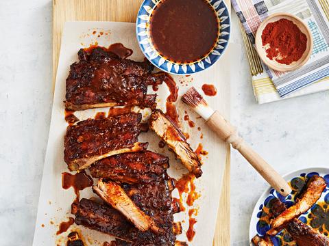 Gemarineerde varkensribbetjes uit de slowcooker