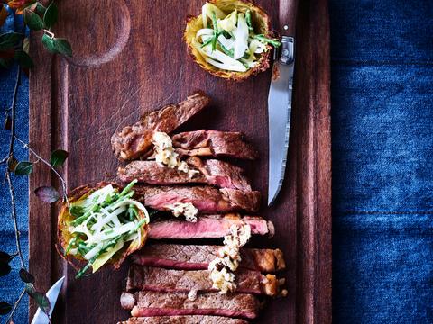 entrecote aardappelnestjes