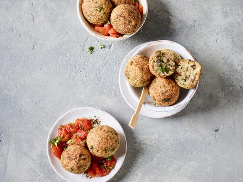 Pittige sardineballetjes uit de airfryer
