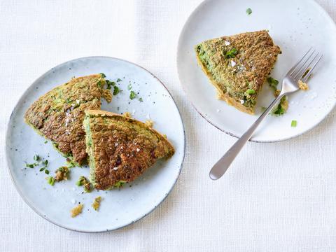Kruidenfrittata uit de airfryer