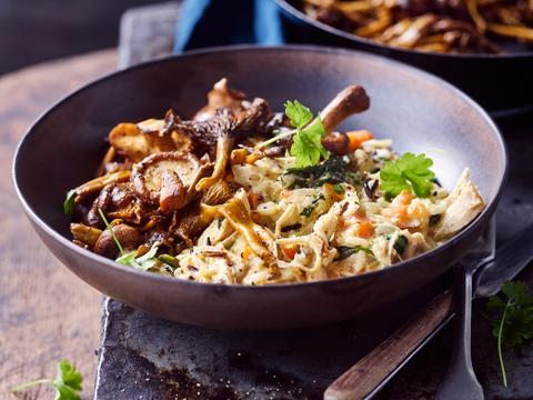 Kippenragout met champignons