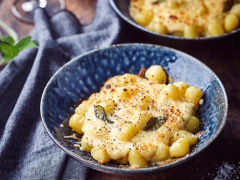 Gnocchi met salie en kaaskorst